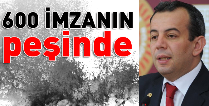 Tanju Özcan imza topluyor - Bolu Gazetesi