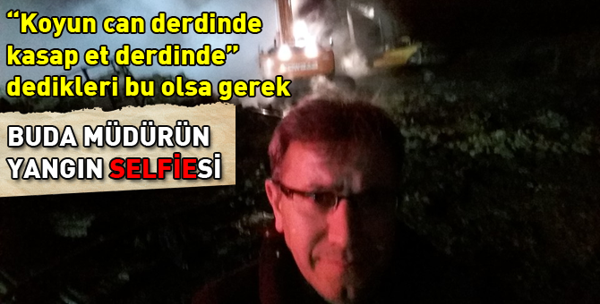 Afad müdürünün selfie merakı