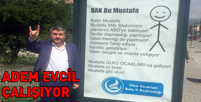 Afişlerle ocağa davet ediyor