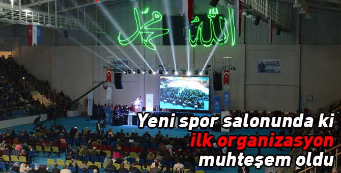 Yeni salonda muhteşem organizasyon