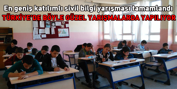 Böyle güzel yarışmalarda yapılıyor