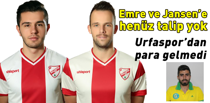 Emre ve Jansen'e talip yok