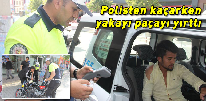 Saatlerce polisi peşinden koşturdu