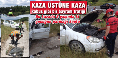 Kazada kopan parmağı böyle aradılar