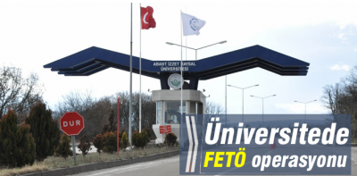 Üniversitede FETÖ operasyonu
