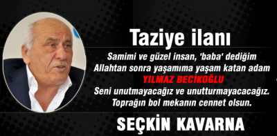 Taziye ilanı