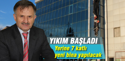 Yıkılıp yerine 7 katlı bina yapılacak