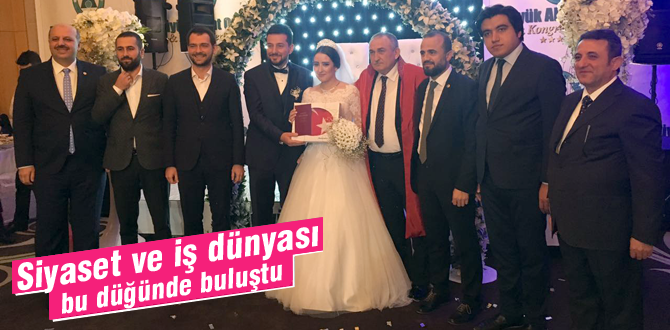 Herkes bu düğünde buluştu