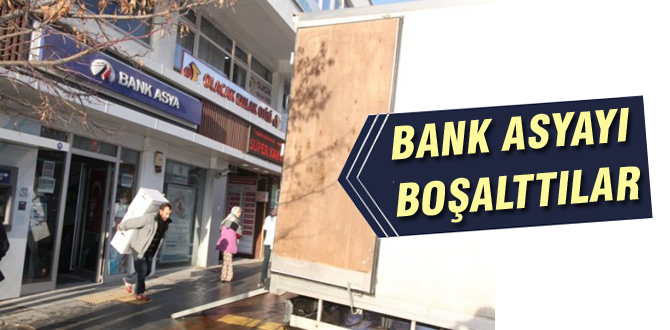 Bank Asya Bolu Şubesini boşalttılar