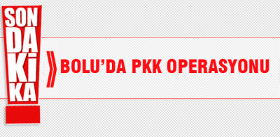 Bolu'da PKK operasyonu