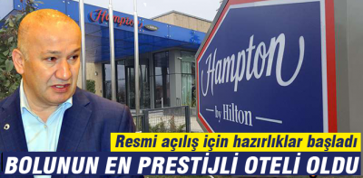 Hilton resmi açılış için hazırlanıyor