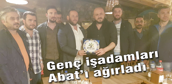 Abat genç işadamlarıyla buluştu