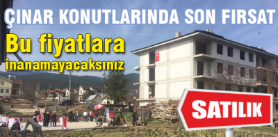 Çınar Konutlarında inanılmaz fırsatlar