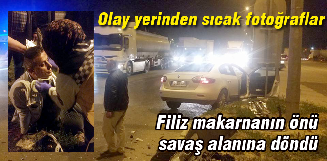 Filiz makarna önü savaş alanına döndü