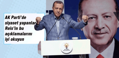 Erdoğan'dan dikkat çeken açıklamalar
