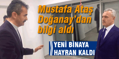 Mustafa Ataş parti binasına hayran kaldı