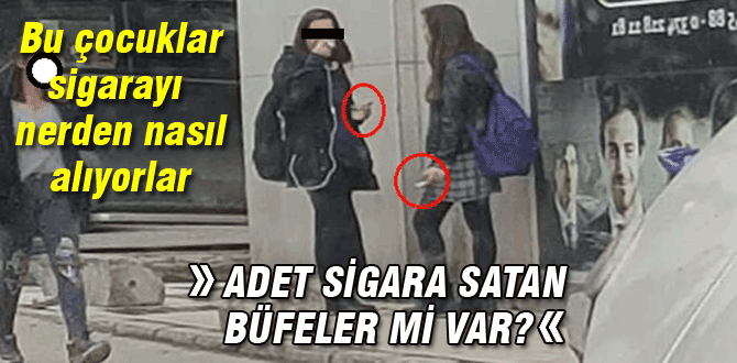 Birileri öğrencilere adet sigara mı satıyor ?