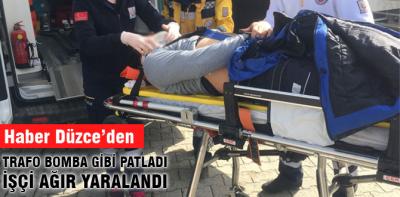 Trafo patladı, SEDAŞ çalışanı ağır yaralı