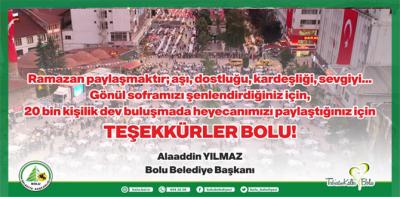 BELEDİYEDEN TEŞEKKÜR