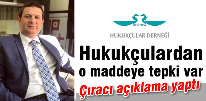 Hukukçulardan o maddeye tepki