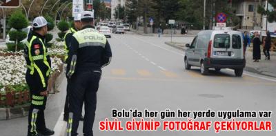 Şehir merkezinde sıkı uygulama var