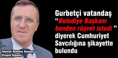 Gurtbetçi vatandaştan rüşvet iddiası