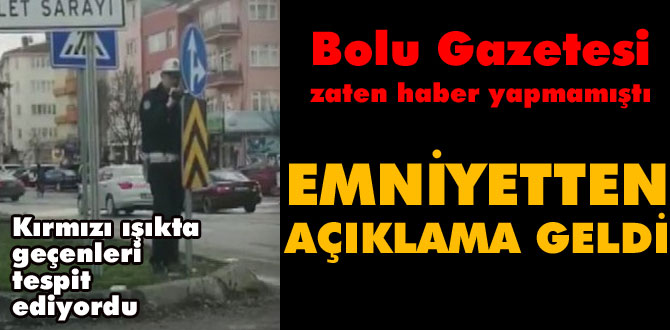 Bolu Gazetesi zaten haber yapmamıştı