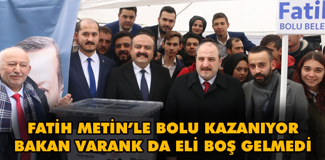 Fatih Metin'e bakan desteği devam ediyor