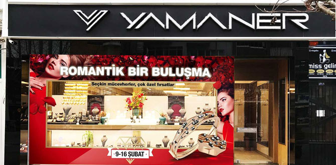 SEVGİLİNİZLE “ROMANTİK BİR BULUŞMA” NOKTANIZ, YAMANER CADDE OLSUN