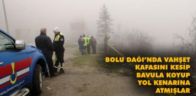 Bolu Dağı'nda vliz içinde ceset bulundu