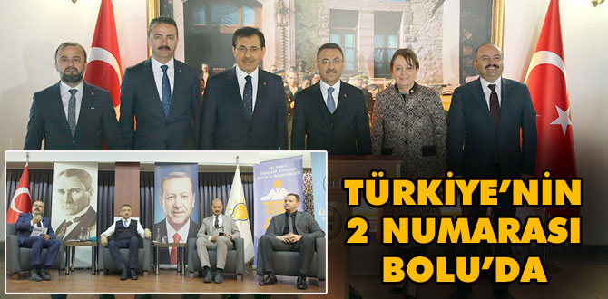 Cumhurbaşkanı yardımcısı Fuat Oktay'ın Bolu çıkarması