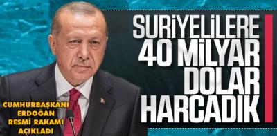 Erdoğan'dan Suriye'yi kalkındırma açıklaması