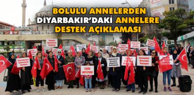 Bolulu annelerden Diyarbakır'daki annelere destek