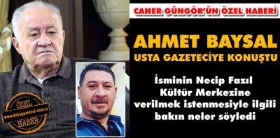 Ahmet Amca usta gazeteci Caner Güngör'e konuştu