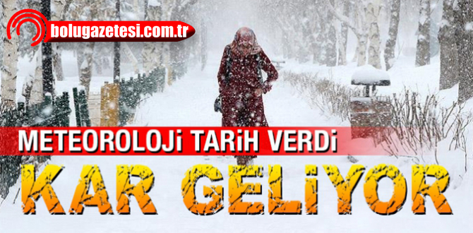 Kar geliyor