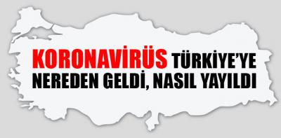 Koronavirüsün Türkiye’de nasıl yayıldığı belirlendi