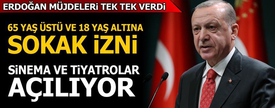 Cumhurbaşkanı Erdoğan müjdeleri tek tek verdi