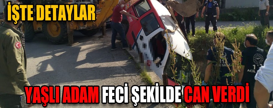 Çalışır vaziyette park edilen aracın hareket ederek çarptığı yaya öldü