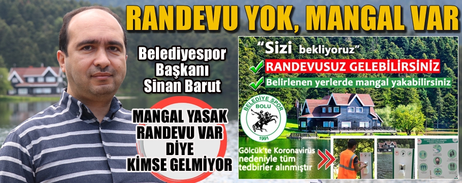 Gölcük'te randevu yok, mangal var