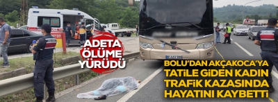 Azrail tatil yolunda yakaladı