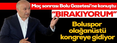 Başkan Çarıkçı'dan Bolu Gazetesi'ne çok önemli açıklamalar