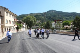 Bolu Belediyesinden Mudurnu'ya kaliteli yol