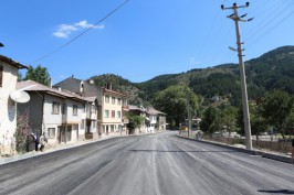 Bolu Belediyesinden Mudurnu'ya kaliteli yol