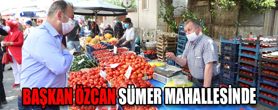 Başkan Sümer mahallesinde