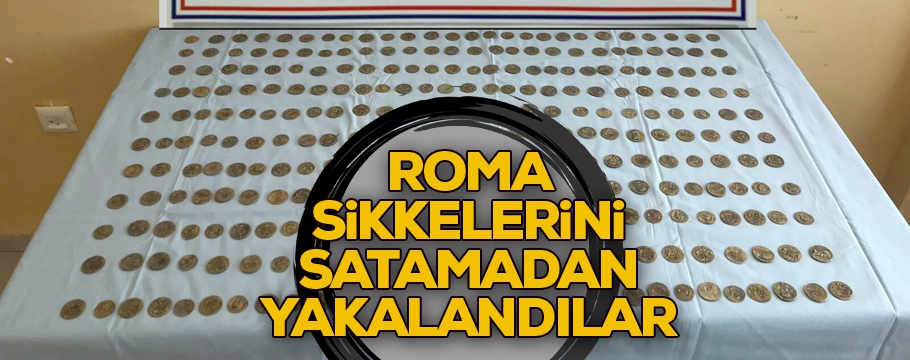 Roma sikkelerini satamadan yakalandılar