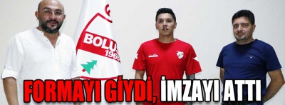 Formayı giydi, imzayı attı