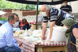 Başkan Sümer mahallesinde