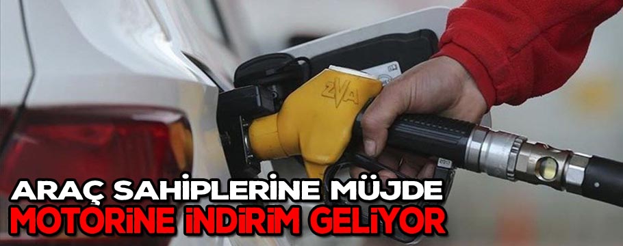 Araç sahiplerine müjde motorine indirim geliyor