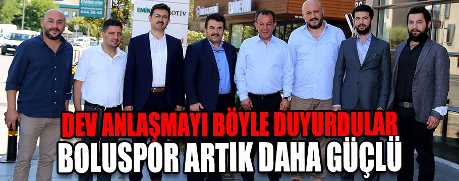 Dev anlaşmayı böyle duyurdular