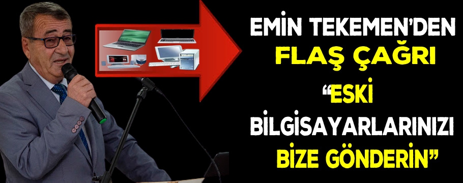 Emin Tekemen'den flaş çağrı